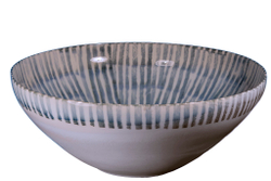 Чаша декоративная керамическая в центр стола Blue and white porcelain от S. Bernardo из Португалии