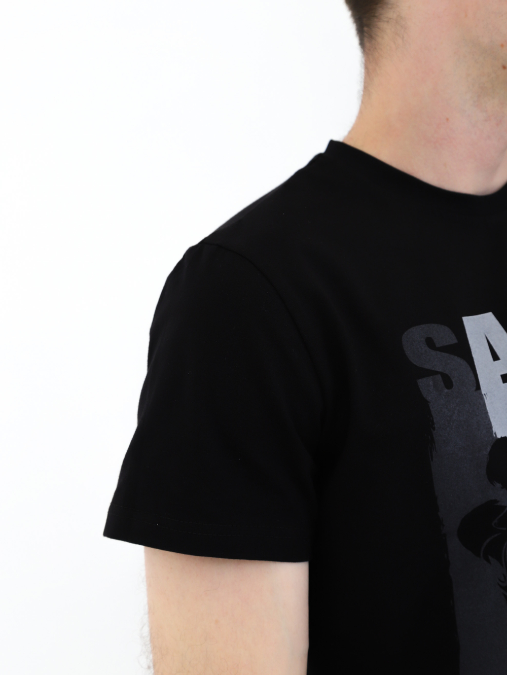 Футболка для САМБО черная мод.2