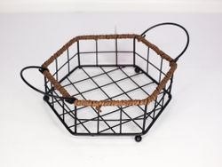 Корзинка универсальная Доляна, (Черная), 17,5×20×7,5 см