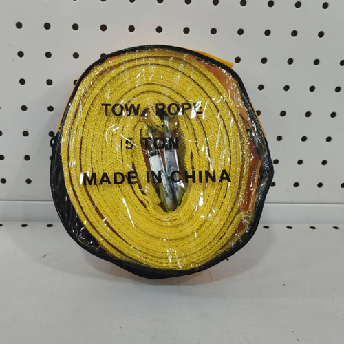 5Т (5 м) / Буксировочный трос 5 тонн, длина 5 метров, цвет жёлтый (1 шт.)
