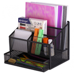 Подставка-органайзер д/канцтоваров, Alingar, металлическая, 23*20*15 см, 5 отделений, выдвижной ящик