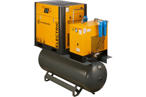 Винтовой компрессор на ресивере с осушителем ET-Compressors SL 11-10-500 ES (IP23)
