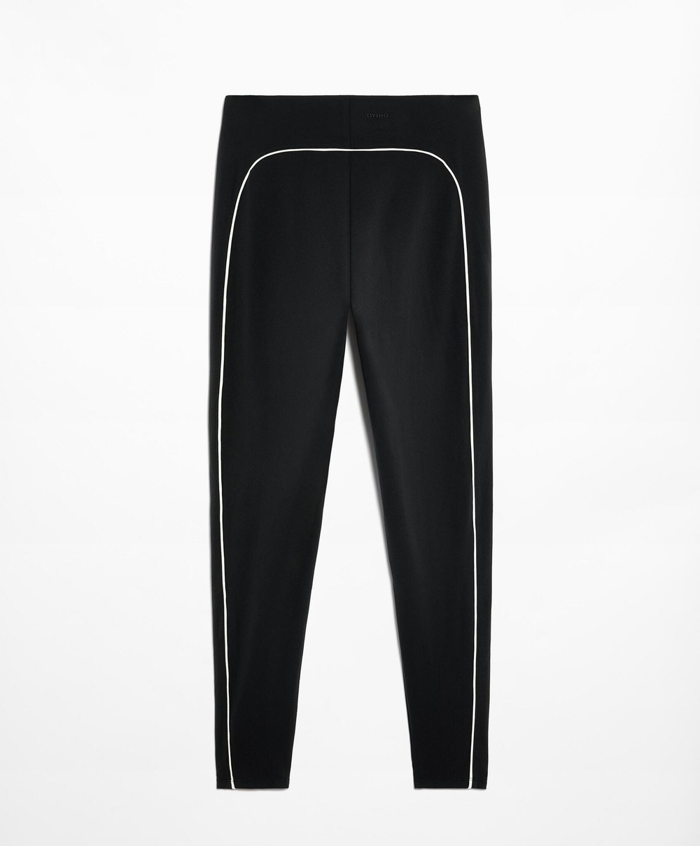OYSHO Легинсы Comfortlux до щиколотки длиной 65 см с высокой посадкой, черный