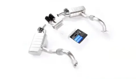 Спортивная выхлопная система с заслонками для Porsche 981 Boxster/Cayman 2012-2016 (2.9 и 3.4 л) Порше Кайман