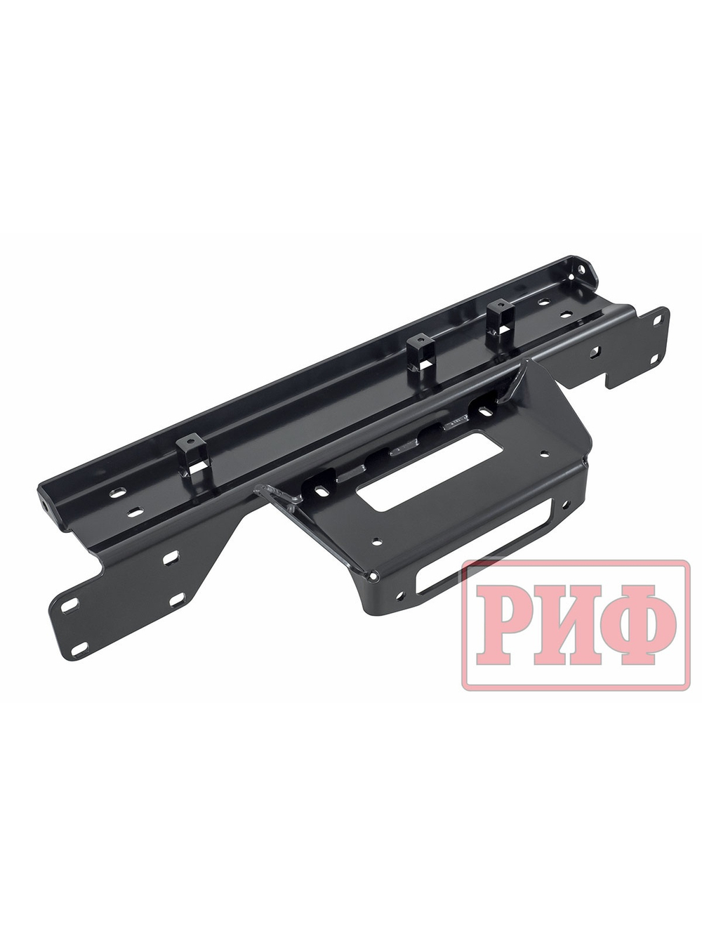 Площадка РИФ под лебёдку в штатный бампер Toyota Hilux 2020+ Black Onyx