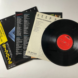 Винтажная виниловая пластинка LP Deep Purple Perfect Strangers (Japan 1984) (Obi) Wasted Sunsets 25MM 0401