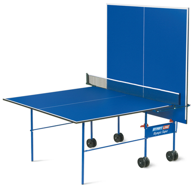 Стол теннисный Olympic Optima Синий с сеткой