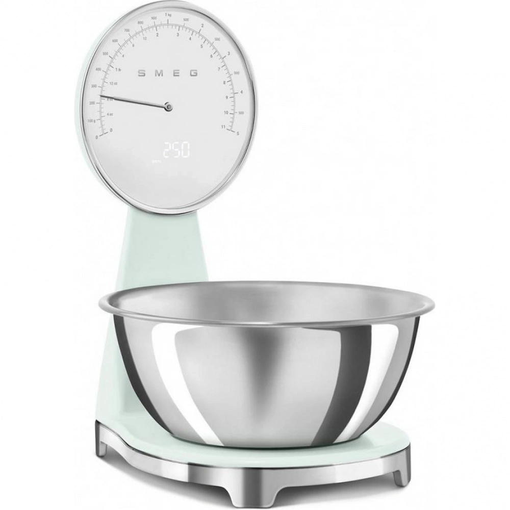 Весы кухонные Smeg KSF01PGWW пастельный зеленый