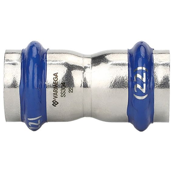 Муфта VARMEGA двухраструбная Inox Press 28x28