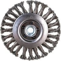 Кордщетка радиальная 125 мм М14 для МШУ витая ПРАКТИКА серия Профи