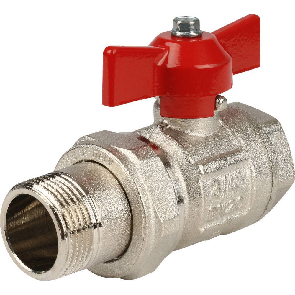 Кран шаровой ITAP IDEAL 3/4" с американкой (бабочка)