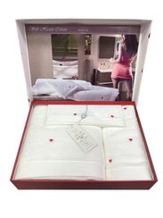 Набор полотенец SOFT HEARTS 3пр 30х50 50х100 и 85х150 Maison Dor (Турция)