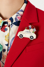 8410 Брошь (молочно-бежевый)