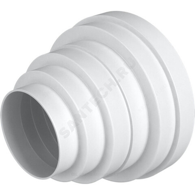 Соединитель центральный D160/150/125/120/100/80 пластик Эра PU16.15.12,5.12.10.8