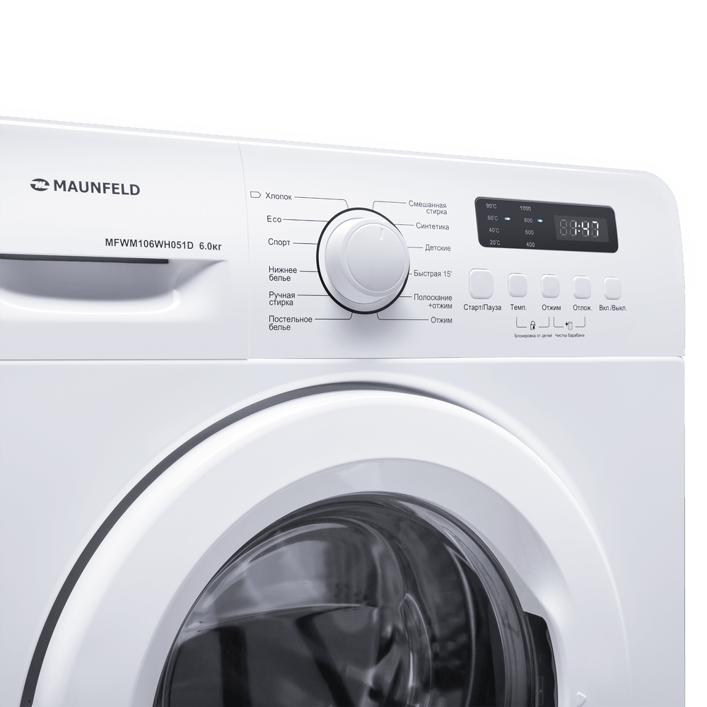 Стиральная машина MAUNFELD MFWM106WH051D