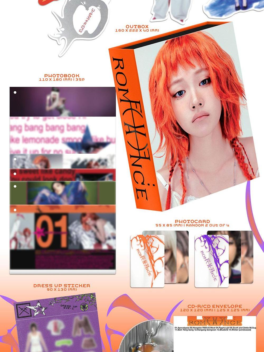 Альбом BIBI - EVE: ROMANCE 2nd Album 2 Version SET