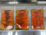 Лосось слабосоленый, филе-нарезка
