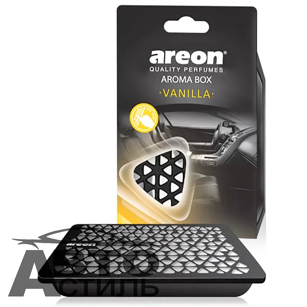 Ароматизатор в банке под сидение AREON  AROMA BOX  - Vanilla\Ваниль 704-ABC-06-ЧЗБ