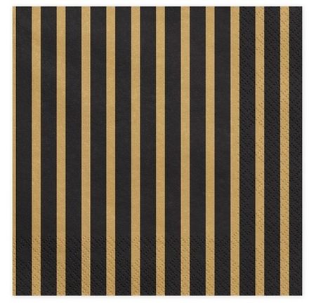 Салфетки "Black&Gold" 20 шт