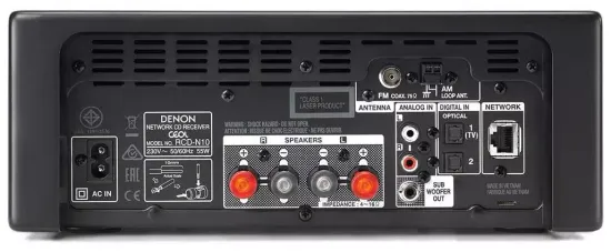 CD ресивер Denon RCD-N10 Black