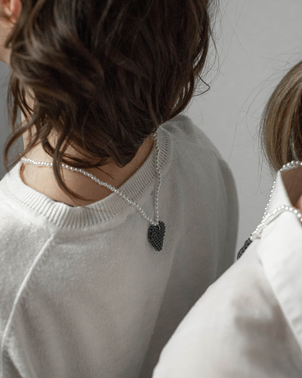 LOVERS ONLY necklace BLACK
