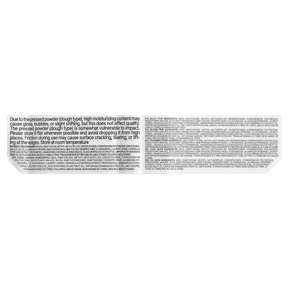 TFIT, Fluffy Velvet, кушон, румяна, N02 инжирный нюд, 4 г (0,14 унции)