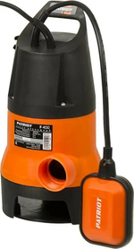 Дренажный насос PATRIOT F 400 (400 Вт) черный