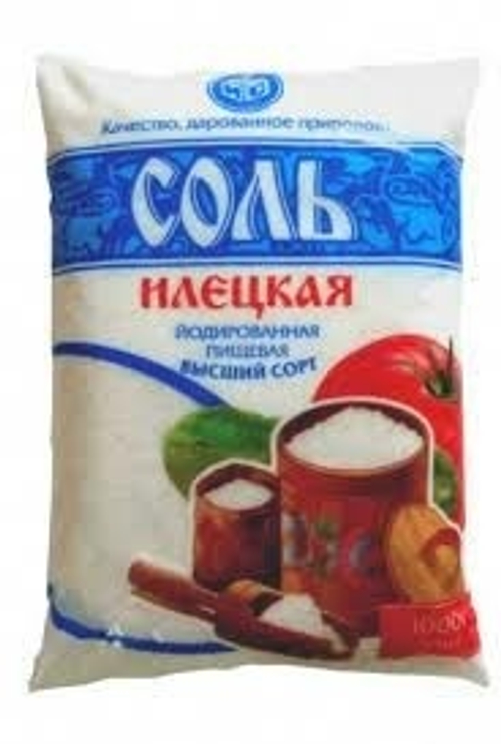 Соль йодированная «Илецкая» - 1 кг