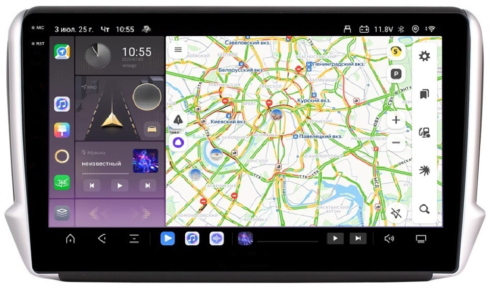 Магнитола для Peugeot 208/2008 2013-2019 - Carmedia OL-1964 QLed+2K, Android 13, TS20, CarPlay, 4G SIM-слот
