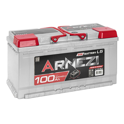 Аккумулятор ARNEZI DIN SMF 100 А/ч обратный R+ 353x175x190 L5 EN 900 А