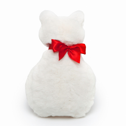 Подушка "Кот Обиделся" (белая)