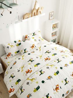 Пододеяльник Сказка "Корней/Корней (компаньон)" 1,5-сп 145х215 см на молнии , перкаль