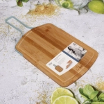 Доска разделочная бамбуковая «O'lala» 51,8*24,8*1,5см с металлической ручкой