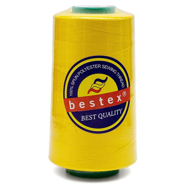 Нитки универсальные Bestex 50/2, 4570 м (5000 ярд) / 1 кат., 006 ярко-желтый