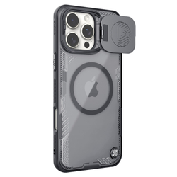 Чехол тонированный от Nillkin на iPhone 16 Pro Max, с металлической крышкой и поддержкой MagSafe, серия Iceblade Prop Magnetic Case