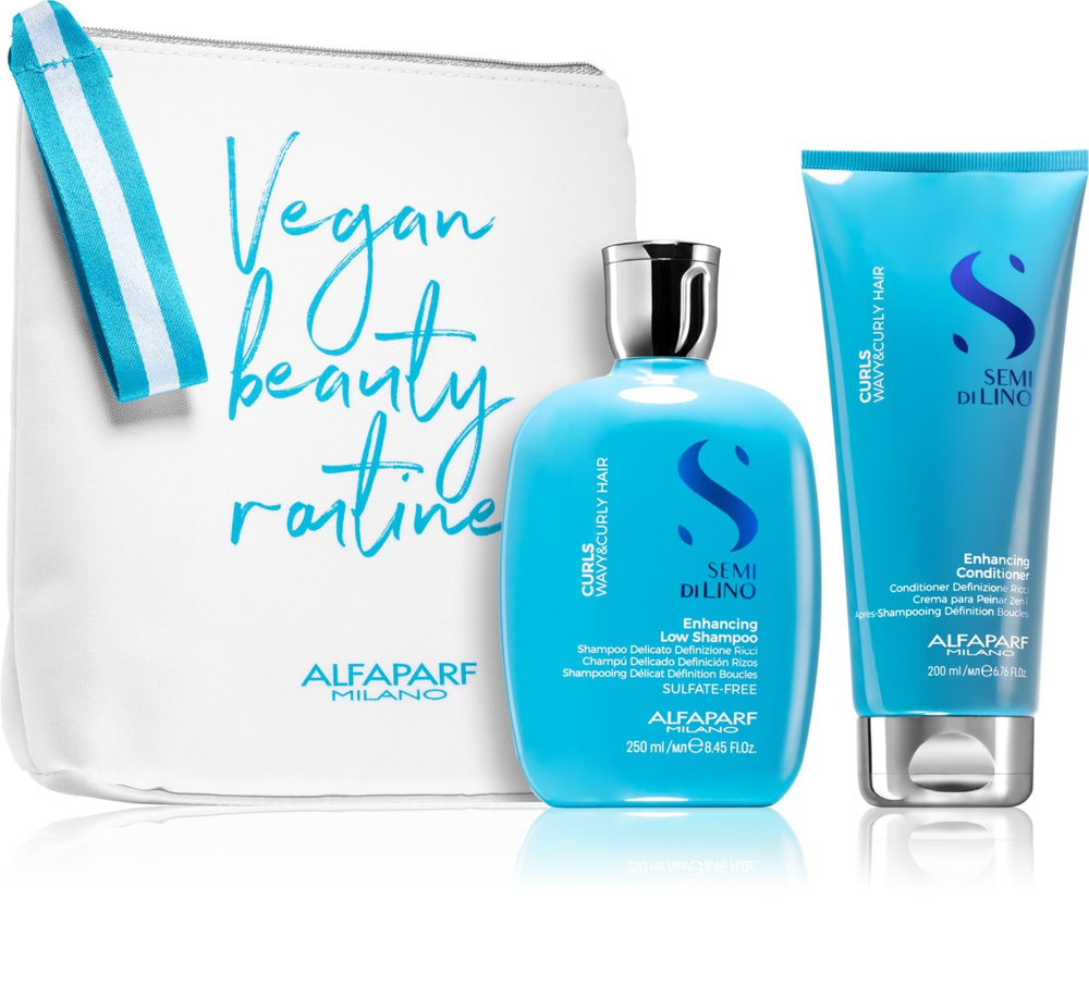 Alfaparf Milano Semi Di Lino Curls Enhancing - комплект (для кудрявых и волнистых волос) /   / GTIN 8022297139203