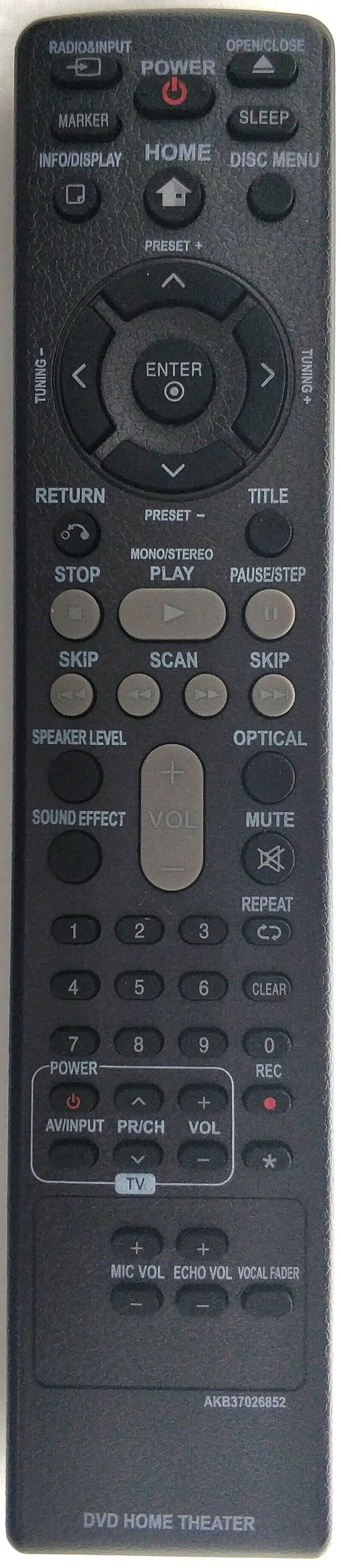 Пульт для LG AKB37026852