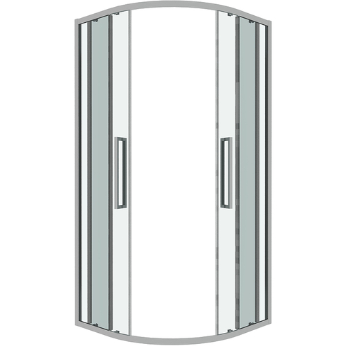 Душевой уголок Grossman Cosmo 90х90 301.K33.02.9090.10.00 профиль Хром стекло прозрачное