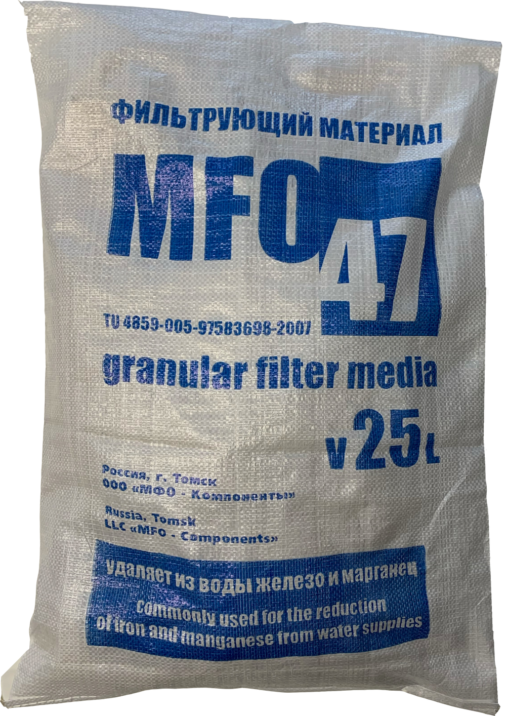 Загрузка обезжелезивания МФО-47 (25 л, 31кг)