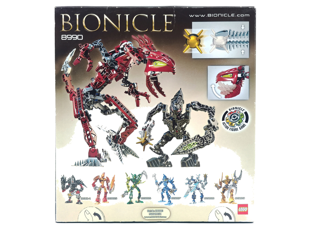 Конструктор LEGO Bionicle 8990 Феро и Скримикс
