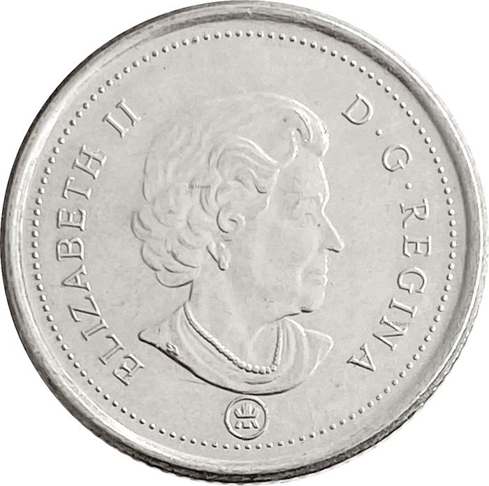 10 центов 2003-2020 Канада XF-AU