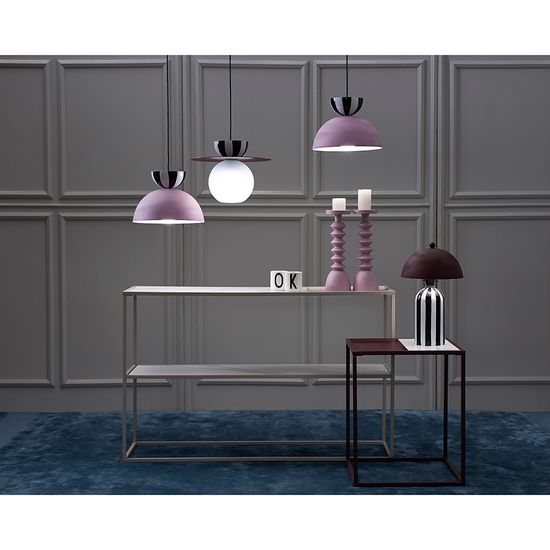 Светильник настольный anniken, D25х38 см, сливовый