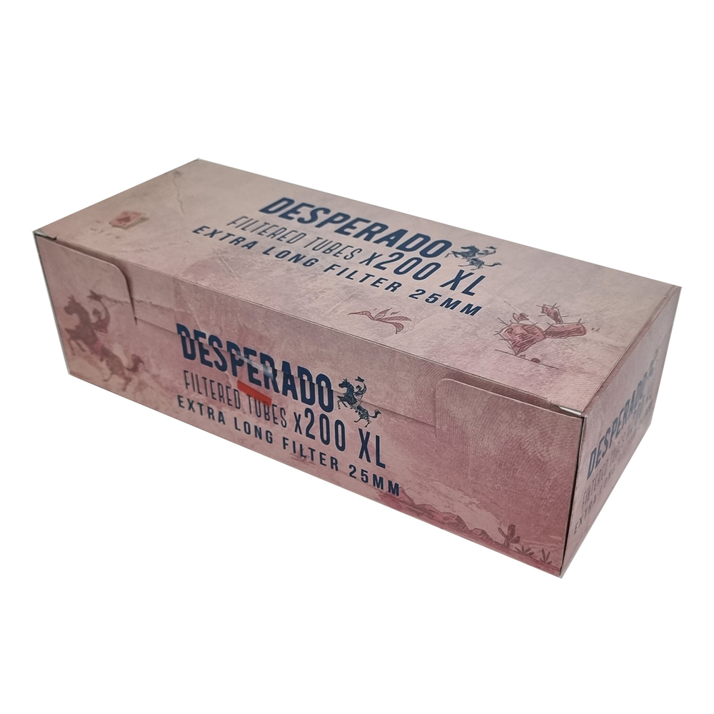 Гильзы для сигарет "Desperado" Extra Long Filter 25мм 200шт