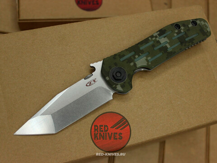 Нож Zero Tolerance 0620 Emerson Tanto CAMO - клинок стоунвош