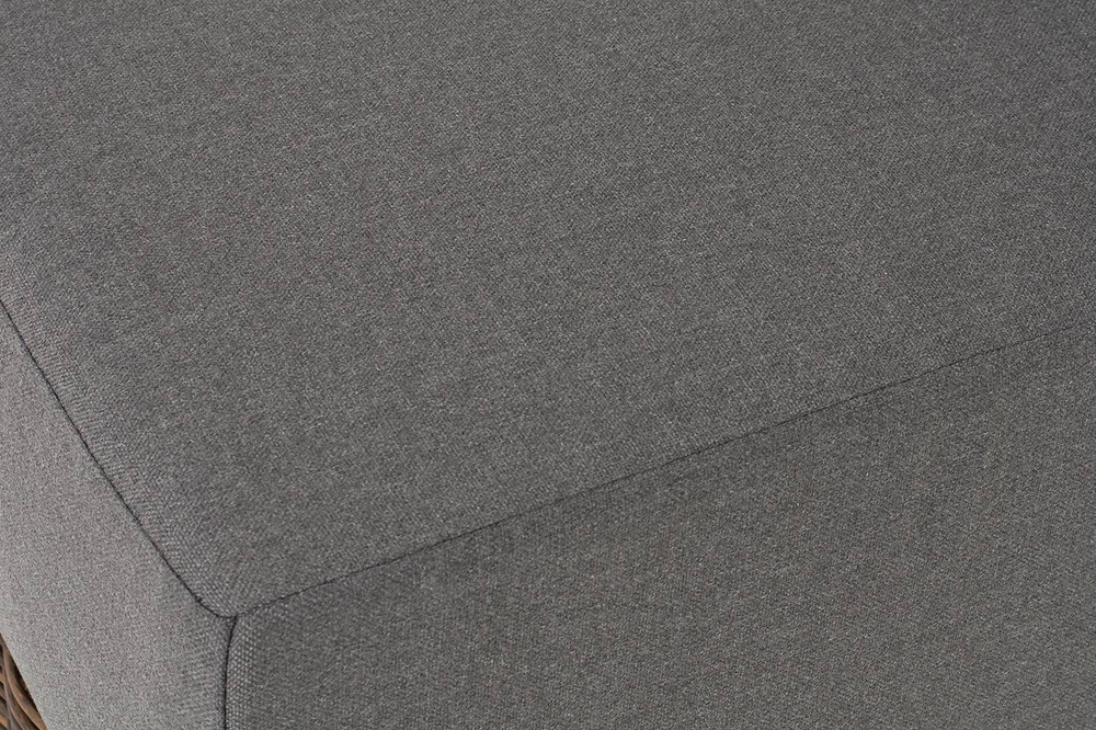 "Капри" модуль диванный правый с подушками, цвет коричневый