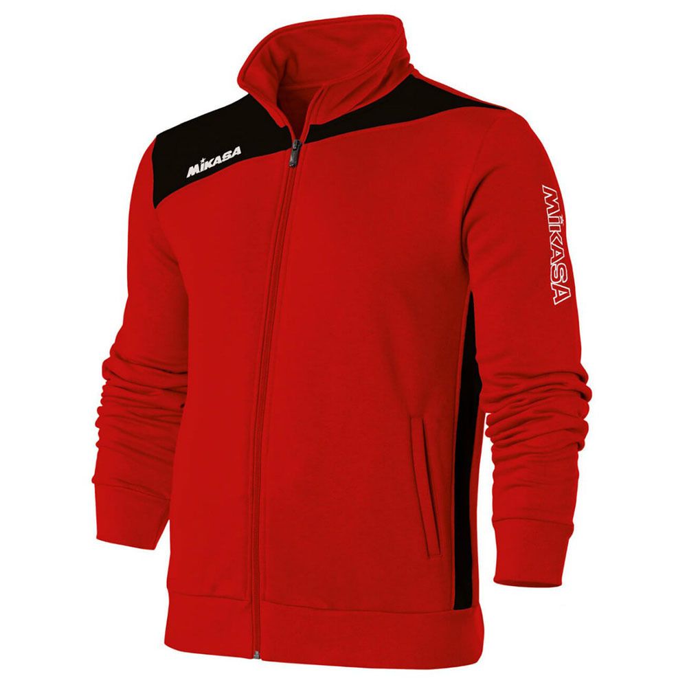 Куртка от костюма MIKASA MT542-03-2XL, размер 2XL, 70% хлопок 30% полиэстер, красная