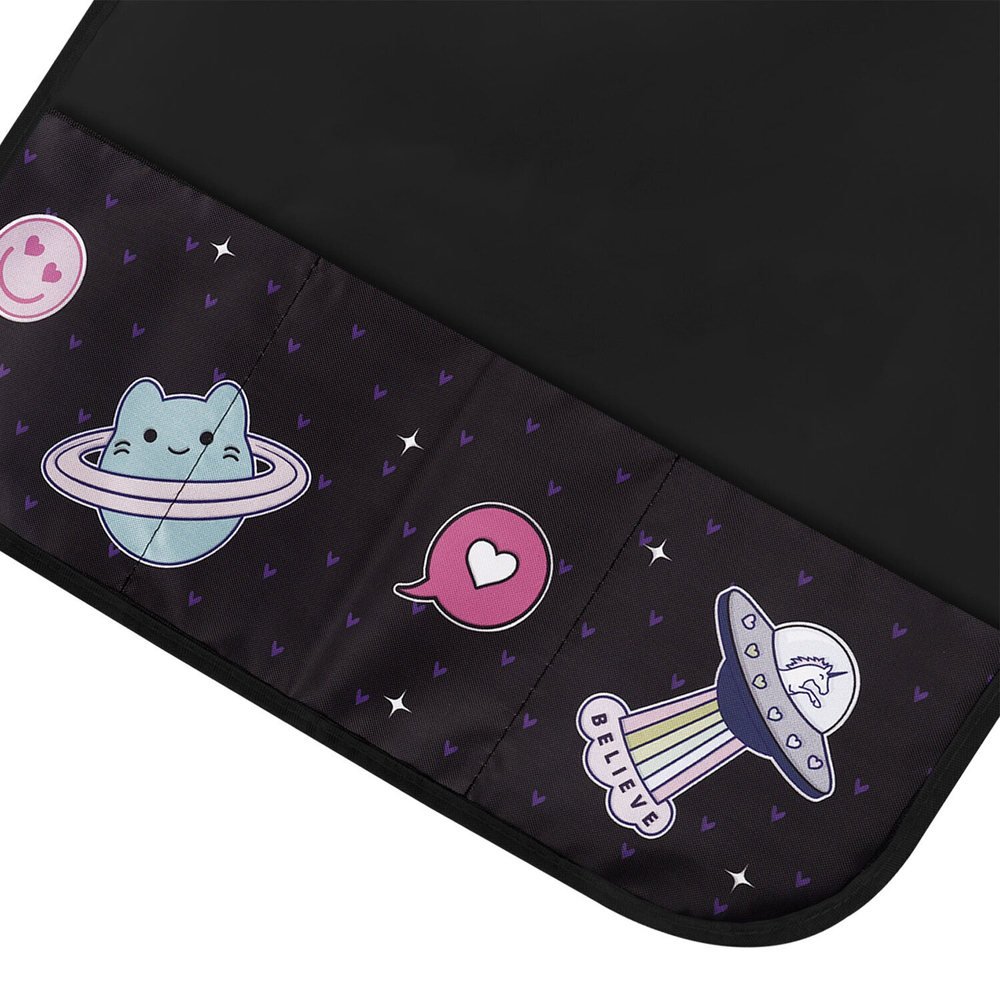 Накидка фартук с нарукавниками для труда BRAUBERG 3 кармана 46x54 см "Space sweets" (4 штуки в упаковке)