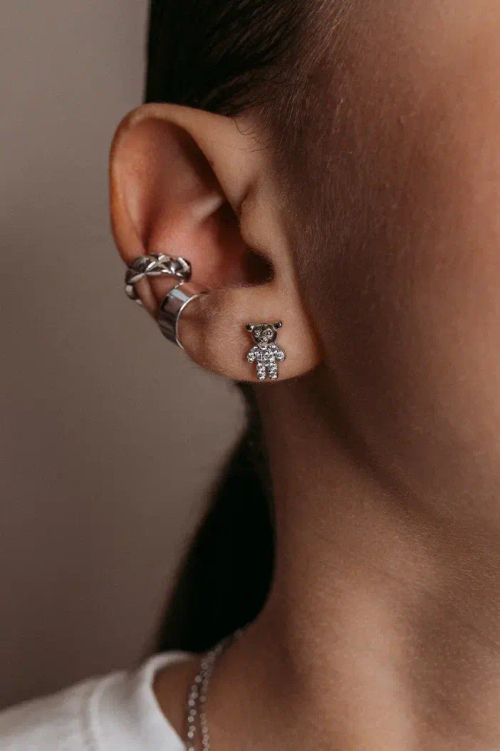 Серьги "Мишка"