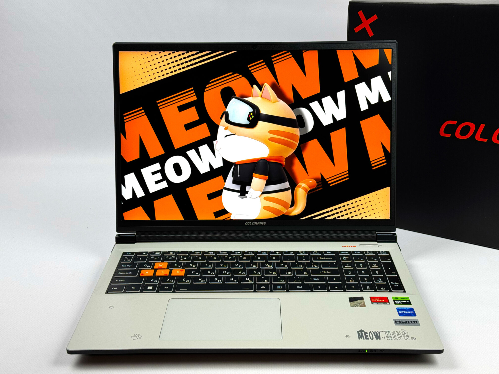 Новый Игровой Ноутбук Colorfire (R16 White) / Ryzen 9 7845HX / RTX 4070 8GB / 16GB / 1TB / 2.5K / 240Hz / Win11 / Русско-Английская клавиатура