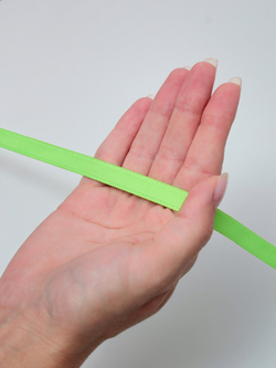 Туннельная лента двухшовная желто-зеленая ширина 10 мм